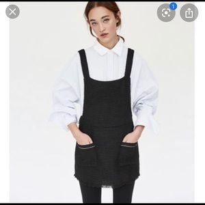 Zara Tweed Overall Dress